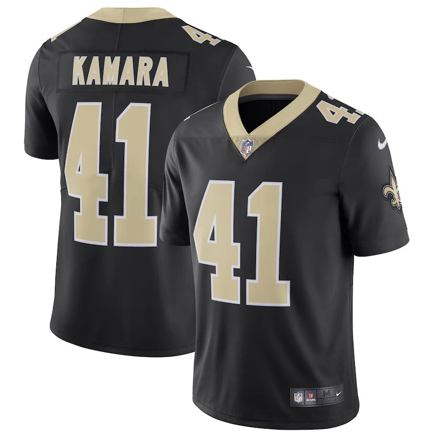 Men New Orleans Saints #41 Alvin Kamara Nike Black Vapor Untouchable Limited NFL Jersey->new orleans saints->NFL Jersey